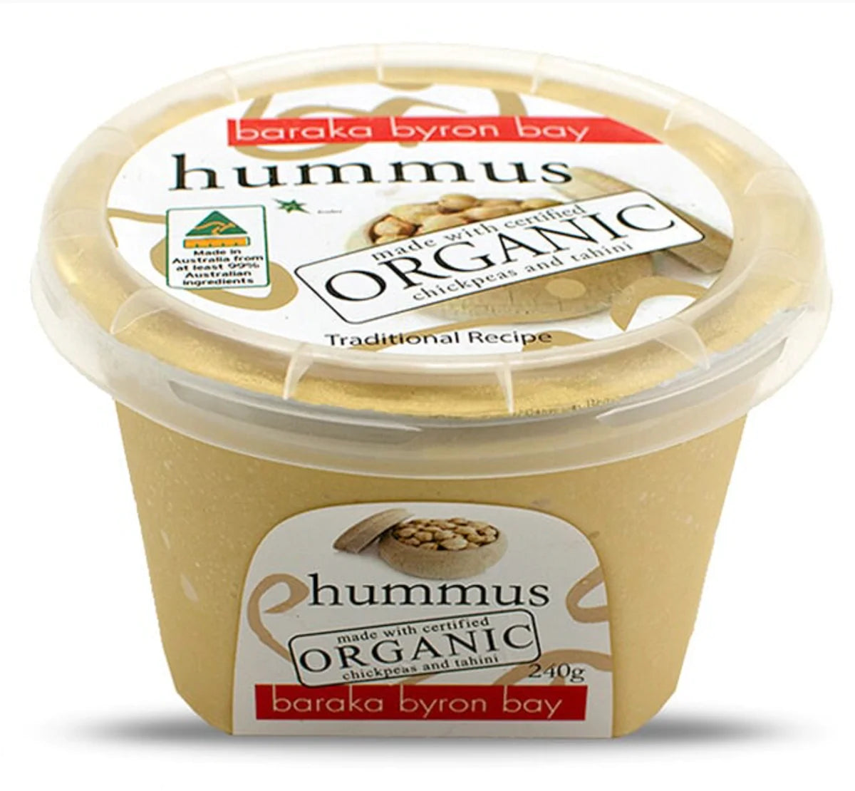Baraka Byron Bay Traditional Hummus 240g