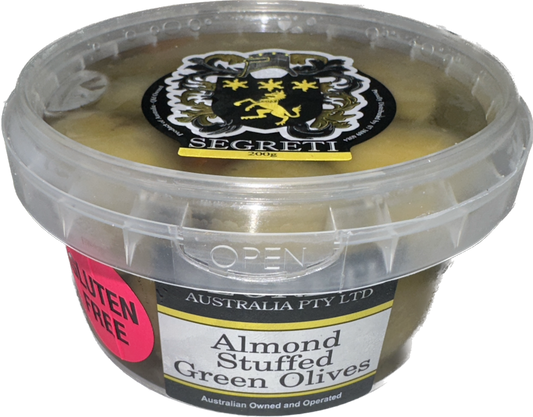 Segreti Almond Stuffed Green Olives GF