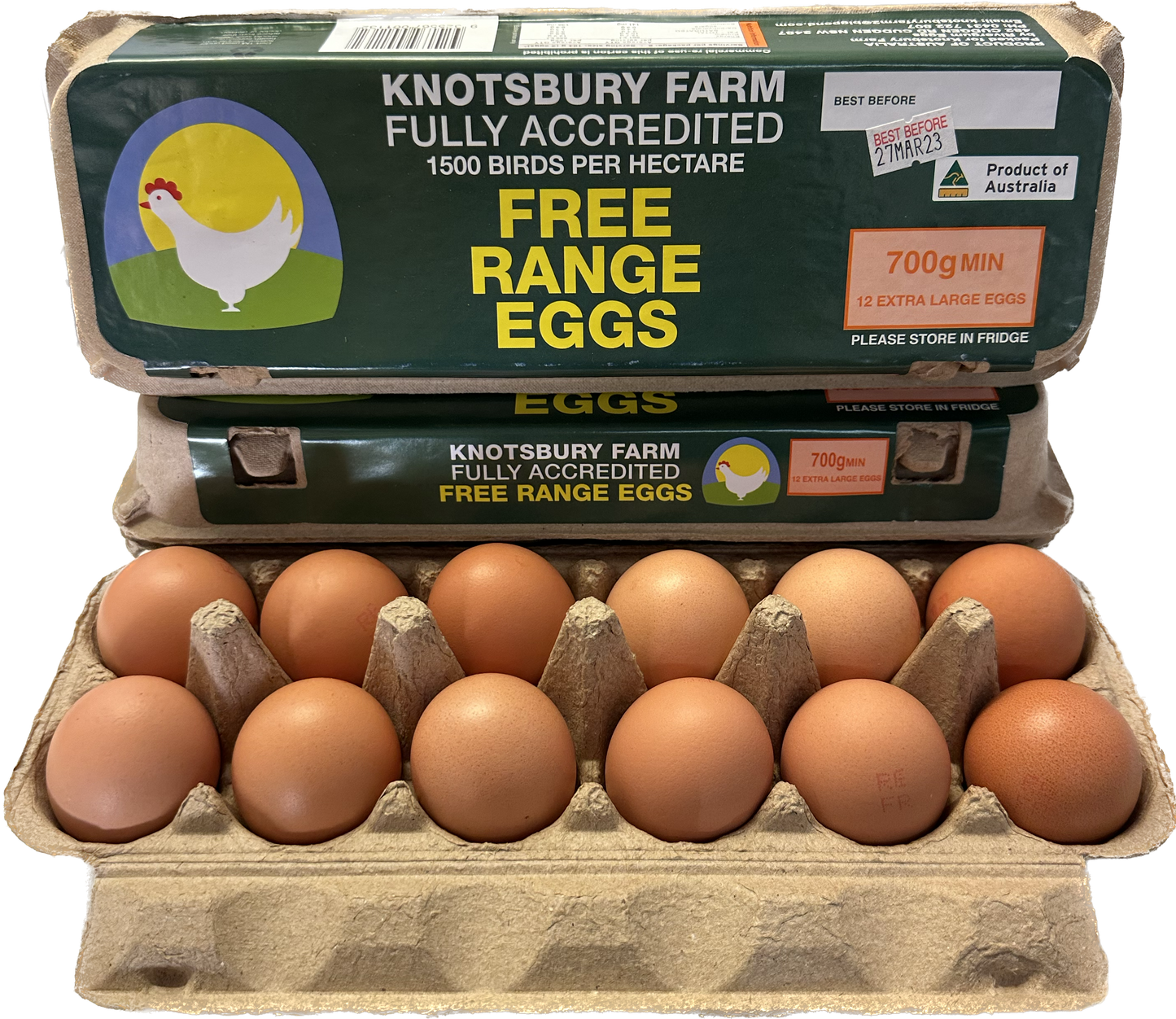 Eggs Free Range 700g