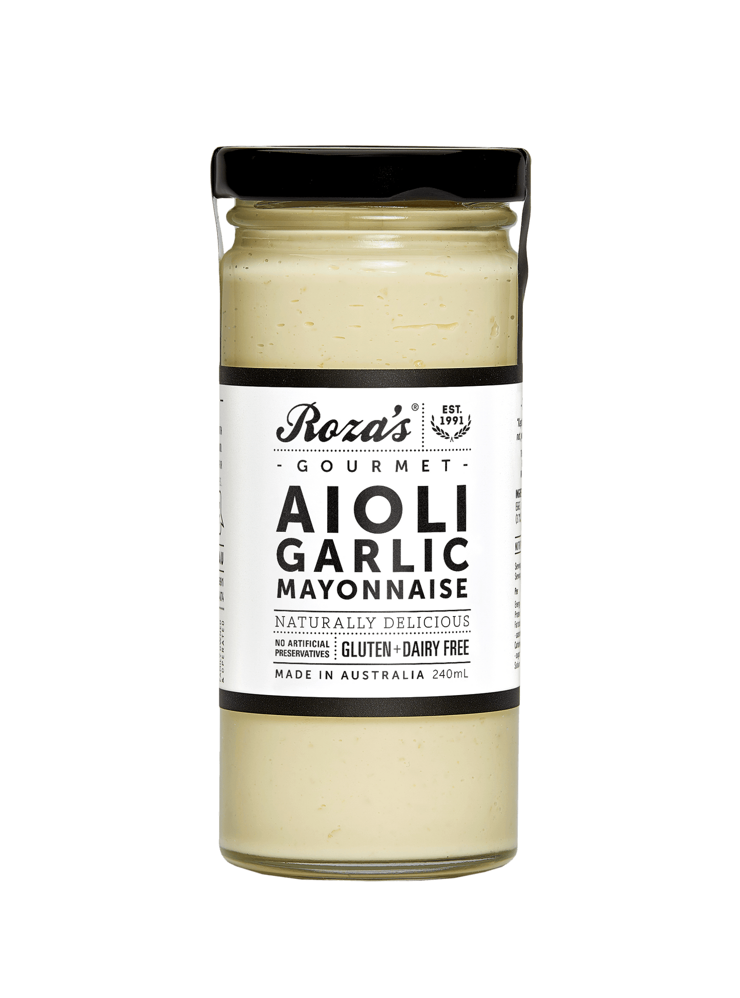 Roza's Aioli Garlic Mayonnaise 240ml